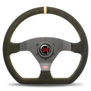 SAAS Steering Wheel Suede Racing 12.6 inch / 320mm Indicator Rounded Grip - SW34320S