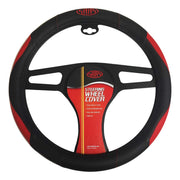 SAAS SWC003 Steering Wheel Cover Black/Red 380mm