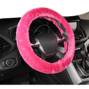 MyCar Finesse Steering Wheel Cover Pink - SWCFAUX17