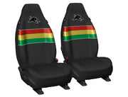 NRL Seat Cover Panthers Universal Size 60 Front Pair - PPNRLPAN6/2