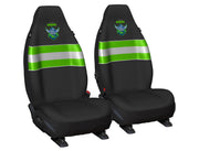 NRL Seat Cover Raiders Universal Size 60 Front Pair - PPNRLRAI6/2