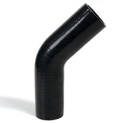 SAAS SSH455757 - 45 Degree 4 Ply Silicone Hose 57mm x 57mm Black