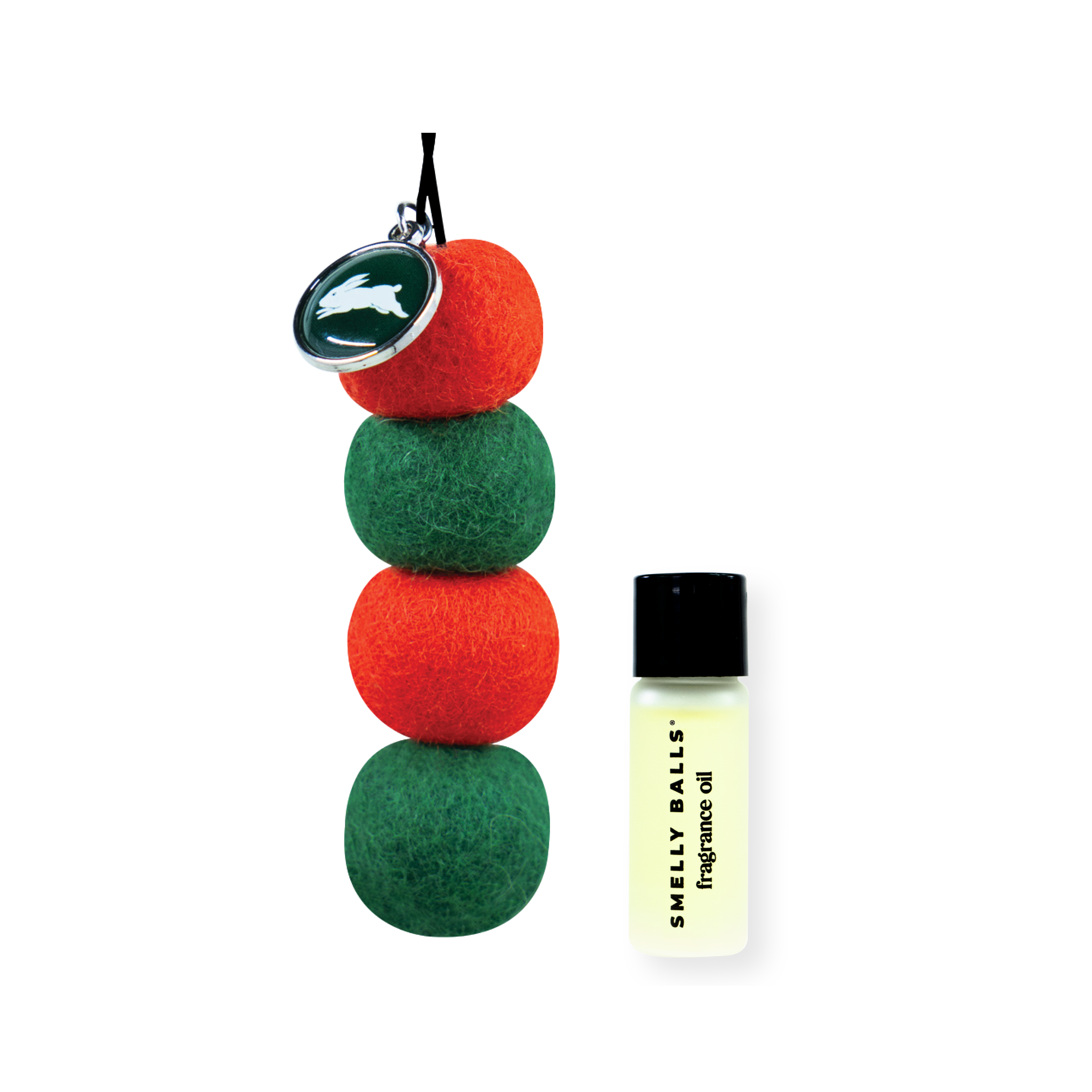 Smelly Balls South Sydney Rabbitohs Inspired Reusable Air Freshener Starter Set - NRL445AI