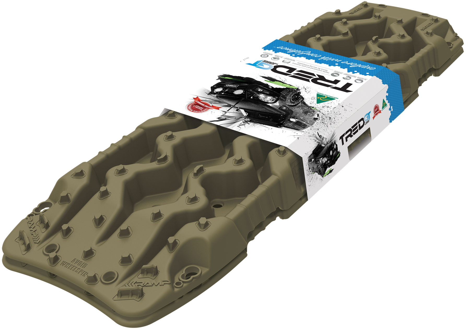 Tred GT Recovery Tracks GT Series Military Green 1100mm - TREDGTMG (Bulky Item - Freight Applies)