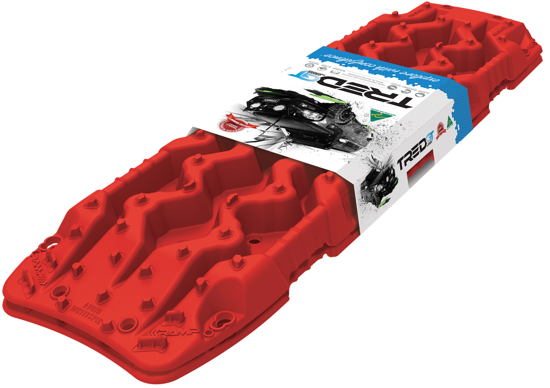Tred GT Recovery Tracks Device Red 1100mm - TREDGTR (Bulky Item - Freight Applies)