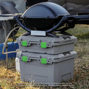 TRED GT Storage Box 65L - Mid Size - Grey with Green - T54SBMG (Bulky Item - Freight Applies)