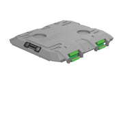 TRED GT Storage Box 25L - Shallow - Grey with Green - T54SBSG