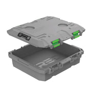 TRED GT Storage Box 25L - Shallow - Grey with Green - T54SBSG