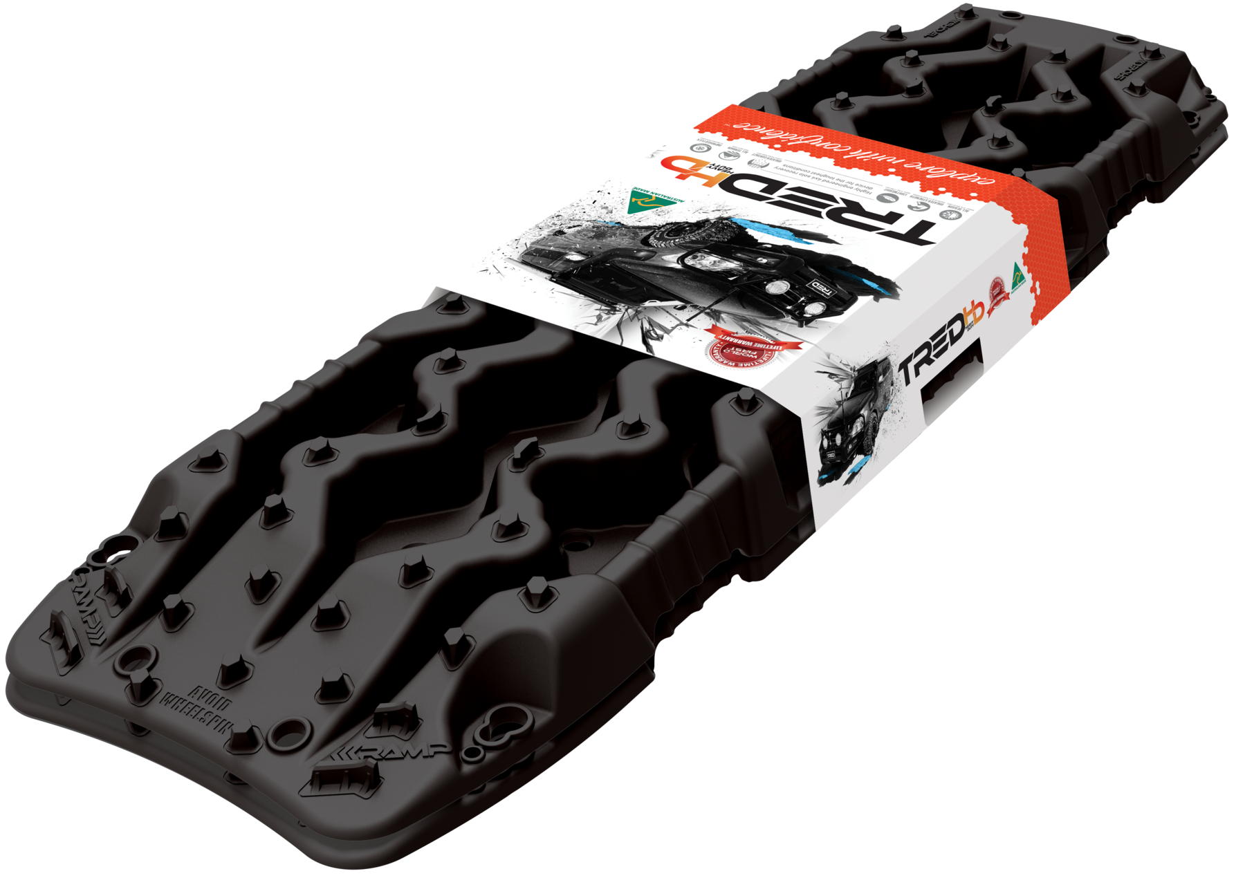 Tred HD Recovery Tracks Black 1100mm - TREDHDBK (Bulky Item - Freight Applies)