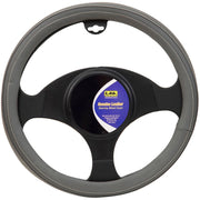 Ilana Steering Wheel Cover Typical Leather Grey - 22/TYPLSWCGRE (Pickup Only)