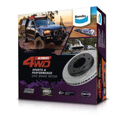 Bendix ULT4WD Brake Disc Rotor - BR3100ULT4WD (Bulky Item - Freight Applies)