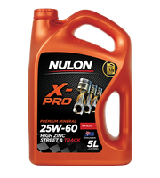 Nulon XPR25W60-5 X-Pro 25W-60 High Zinc Street & Track 5L (Pickup Only)