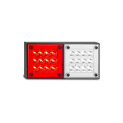 LED Autolamps 280RWM Rear Combination LED Lamp Mini Jumbo Twin Assembly - Stop/Tail/Reverse