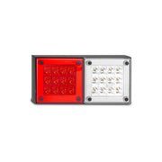 LED Autolamps 280RWM Rear Combination LED Lamp Mini Jumbo Twin Assembly - Stop/Tail/Reverse