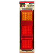 LED Autolamps 283ARRM Rear Combination LED Lamp with Screw or Bolt On Mounting and Reflector - Stop/Tail/Indicator