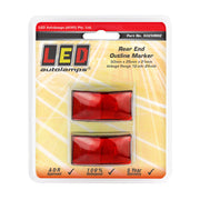 LED Autolamps 5025RM2 LED Rear End Outline Lamp with 3M Double Sided Tape Mount