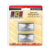 LED Autolamps 5025WM2 LED Front End Outline Lamp with 3M Double Sided Tape Mount