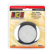 LED Autolamps 7515C LED Round Interior Lamp with Chrome Bezel