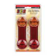 LED Autolamps DB2 Budget LED Trailer Lamps with Reflex Reflector and 3M Double Sided Tape Mount - Stop/Tail/Indicator