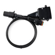 Elecbrakes A7SR-12 Plug and Play Adapter Small Round 7 Pin To Flat 12 Pin