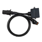 Elecbrakes A7SR-7 Plug and Play Adapter Small Round 7 Pin To Flat 7 Pin