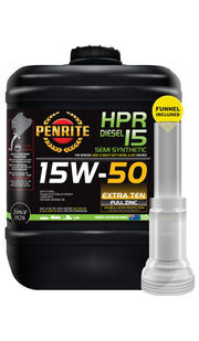Penrite HPR Diesel 15 Semi Synthetic Engine Oil 15W-50 10L - HPRD15010 (Pickup Only)