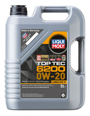 Liqui Moly Top Tec 6200 0W-20 5L - 20789 (Bulky Item - Freight Applies)