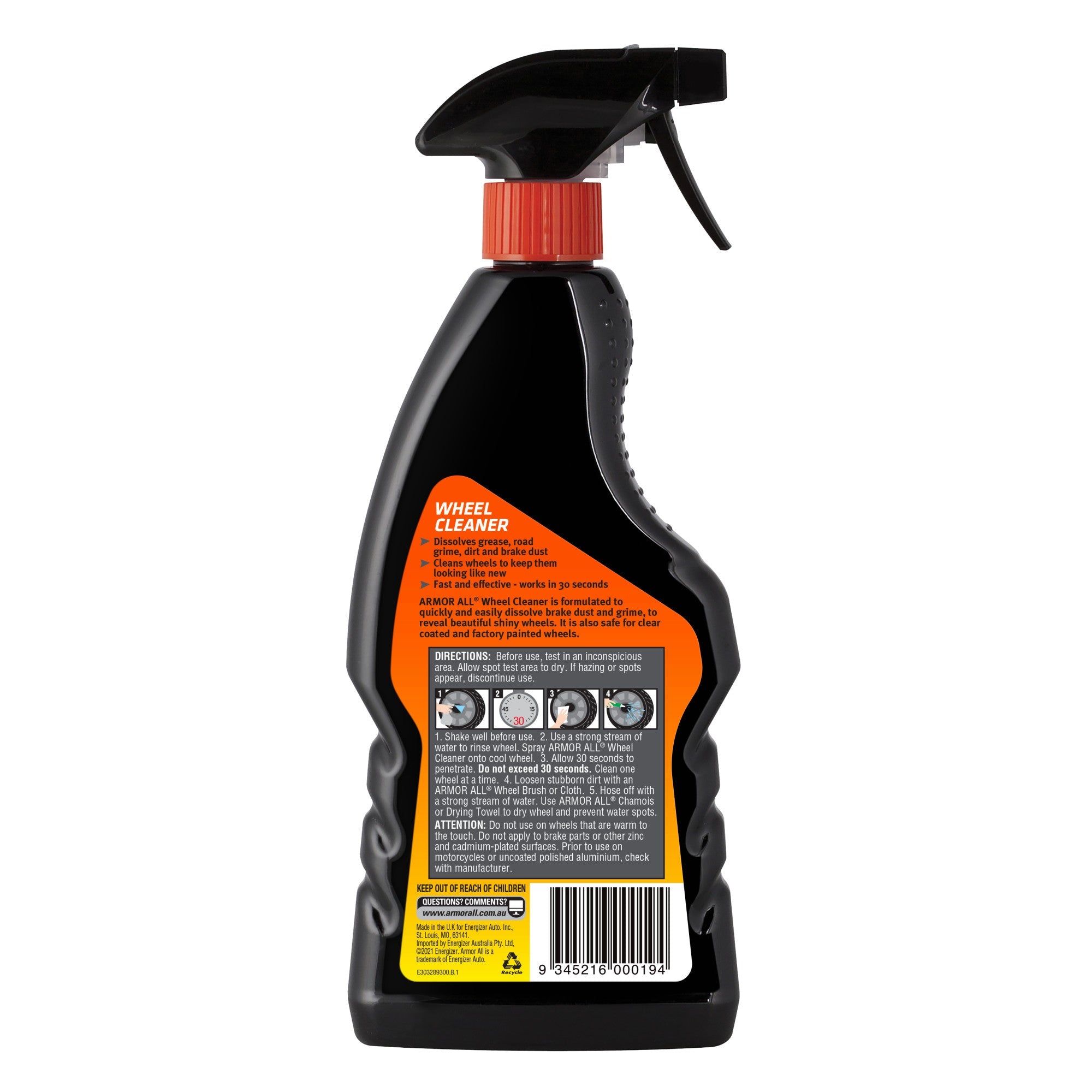 Armor All Wheel Cleaner, 500Ml - Awc500/6Cau - AEXWCCT-500-1AP1