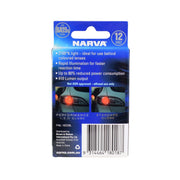 Narva 18222BL 12V BA15S P21W LED Globes 2700K, Twin Pack
