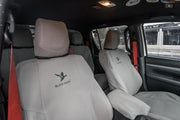 Black Duck Front Seat Covers for 05/2022+Next Gen Ford Ranger Dual Cab - Black Canvas - FR222ABCCVBK
