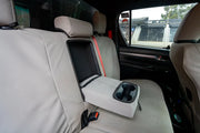 Black Duck Rear Seat Cover for 07/2015+ Toyota Hilux Dual Cab (excludes 48V Model) - Grey Canvas - HX157ARCVGY
