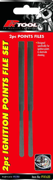 PKTool 2pc Points and Ignition File Set - PT41620 (Pickup Only)