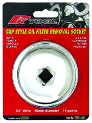 PKTool Cup Style Oil Filter Remover Suits Late Corolla and Lexus 4 and 6cyl - PT5046414 (Pickup Only)