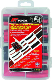 PKTool 88pc 50mm Waterproof Heat Shrink Tubes - PT91522 (Pickup Only)