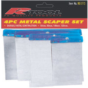 PKTool 4pc Putty Spreader / Metal Scraper Set - RG1715 (Pickup Only)