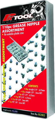 PKTool 110pc SAE Grease Nipple Assortment - RG2802 (Pickup Only)