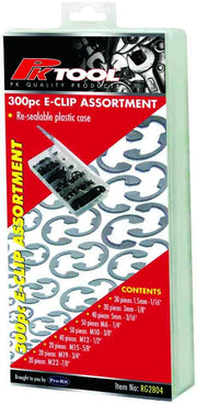 PKTool 300pc E-Clip Assortment - RG2804 (Pickup Only)
