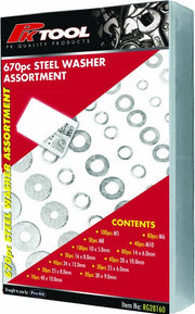 PKTool 670pc Washer Assortment - RG28160 (Pickup Only)
