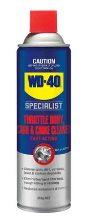 WD-40 Specialist Throttle Body, Carb & Choke Cleaner, 363g - 21029 (Pickup Only)