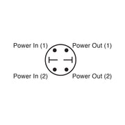 Narva 61052 Heavy-Duty Dual Pole Battery Master Switch With RemovaBLe Key